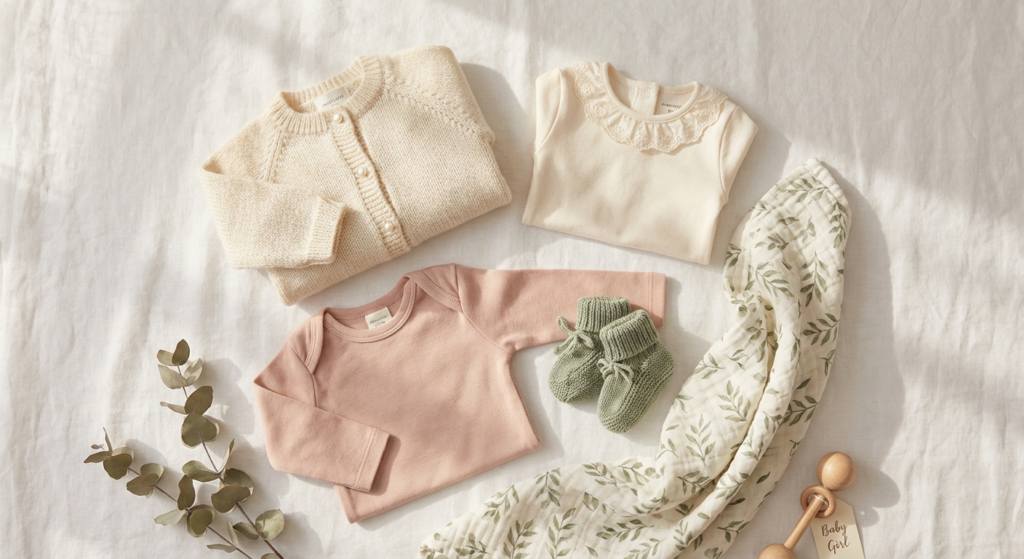 Primera puesta bebé: conjunto recién nacido de hilo y algodón – Clama Brand