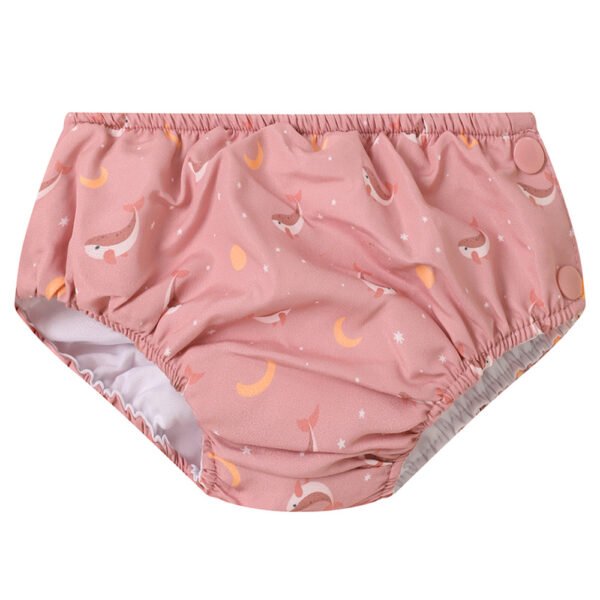 Bañador Pañal Volantes Whale Pink Monnëka - vista principal