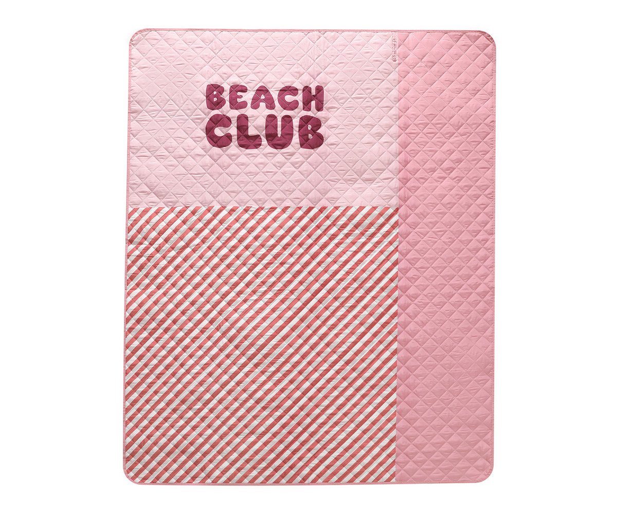 Manta Picnic Stripes Pink Monnëka 1 Manta Picnic Stripes Pink Monnëka - vista principal