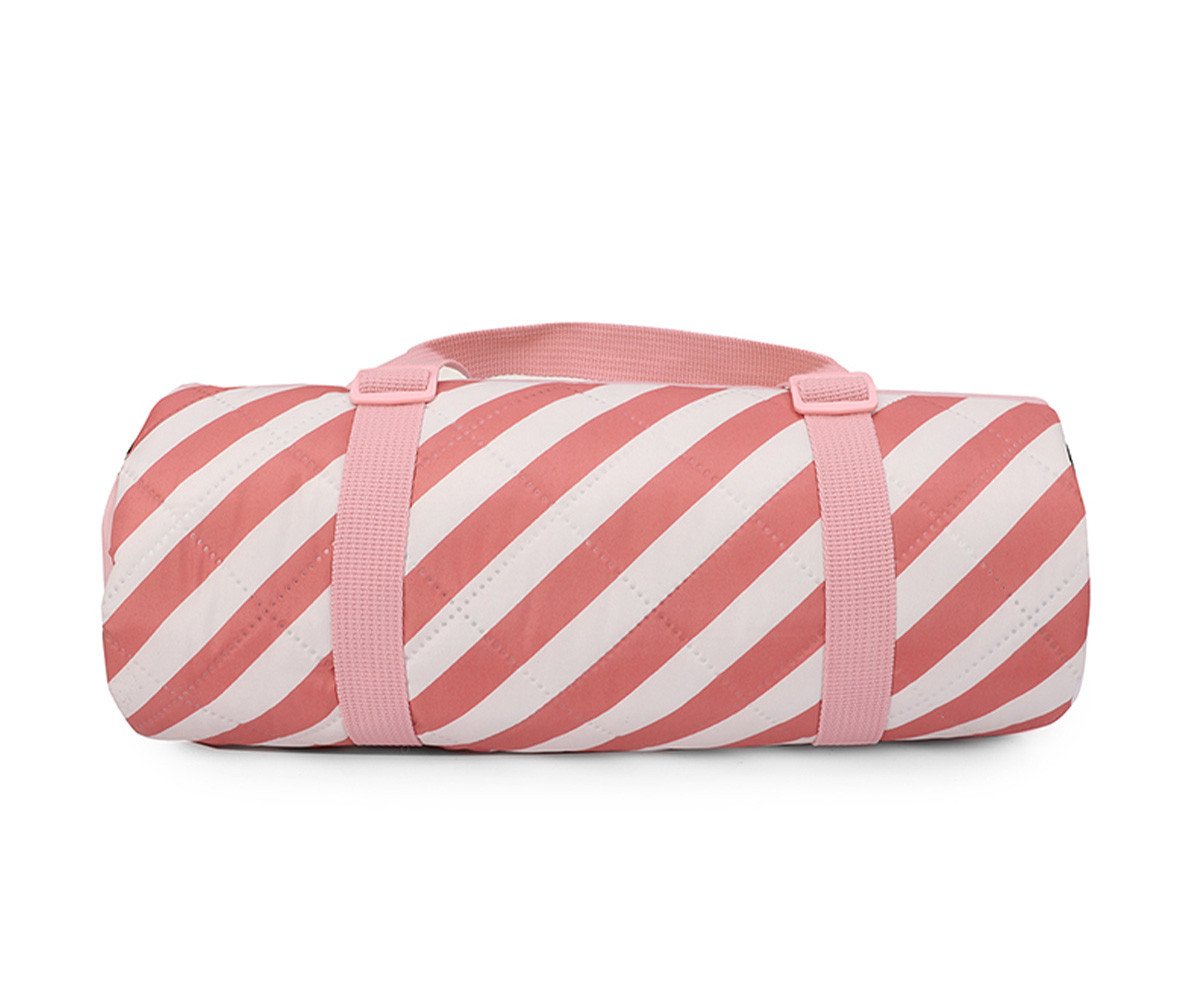 Manta Picnic Stripes Pink Monnëka 2 Manta Picnic Stripes Pink Monnëka - vista 2