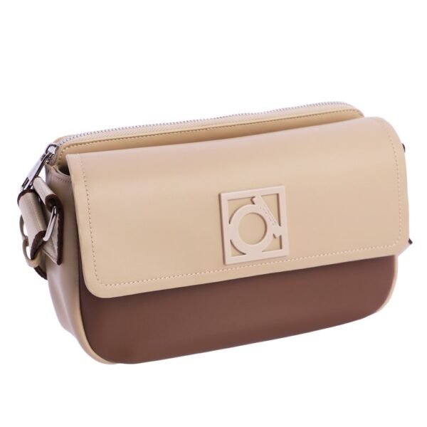 Bandolera bicolor piel sintetica Amichi Elegance Soft