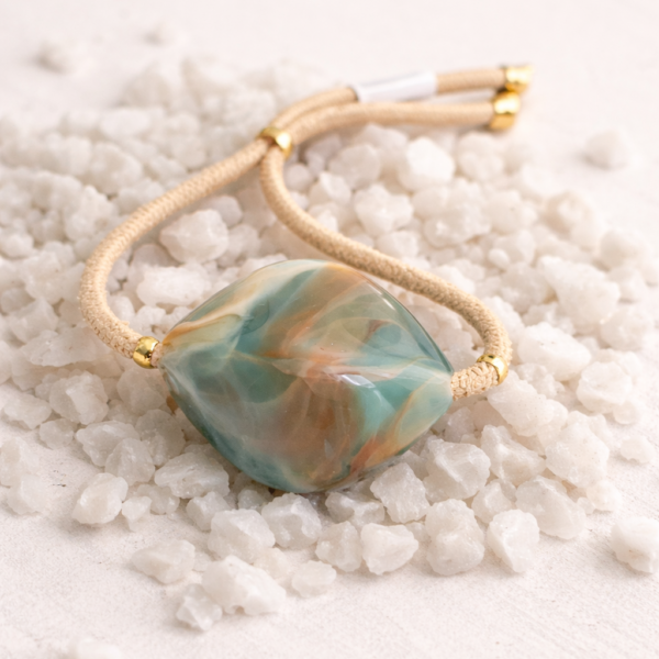 Pulsera Stone Green and Pink - vista principal