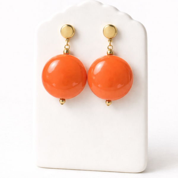 Pendientes Marble Glow Green and Pink - vista principal