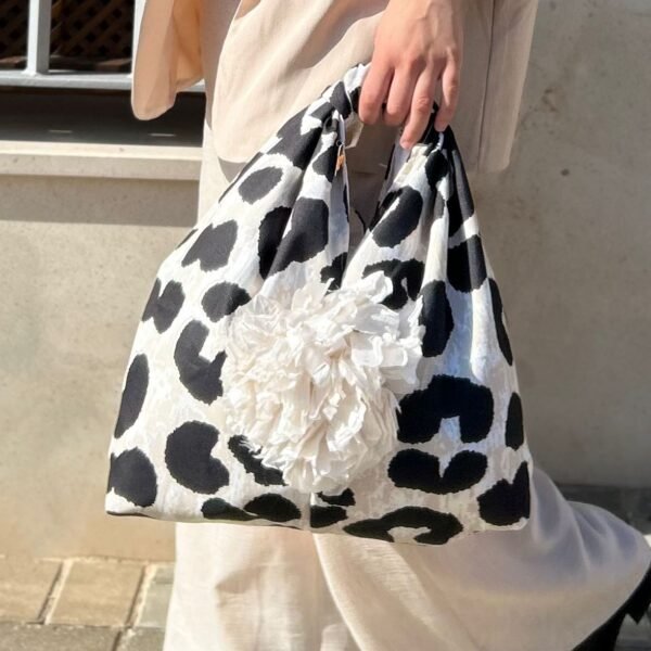 Bolso artesanal Pepori Print Flower hecho a mano España