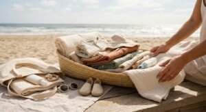 Qué llevar a la playa con un bebé: checklist práctico