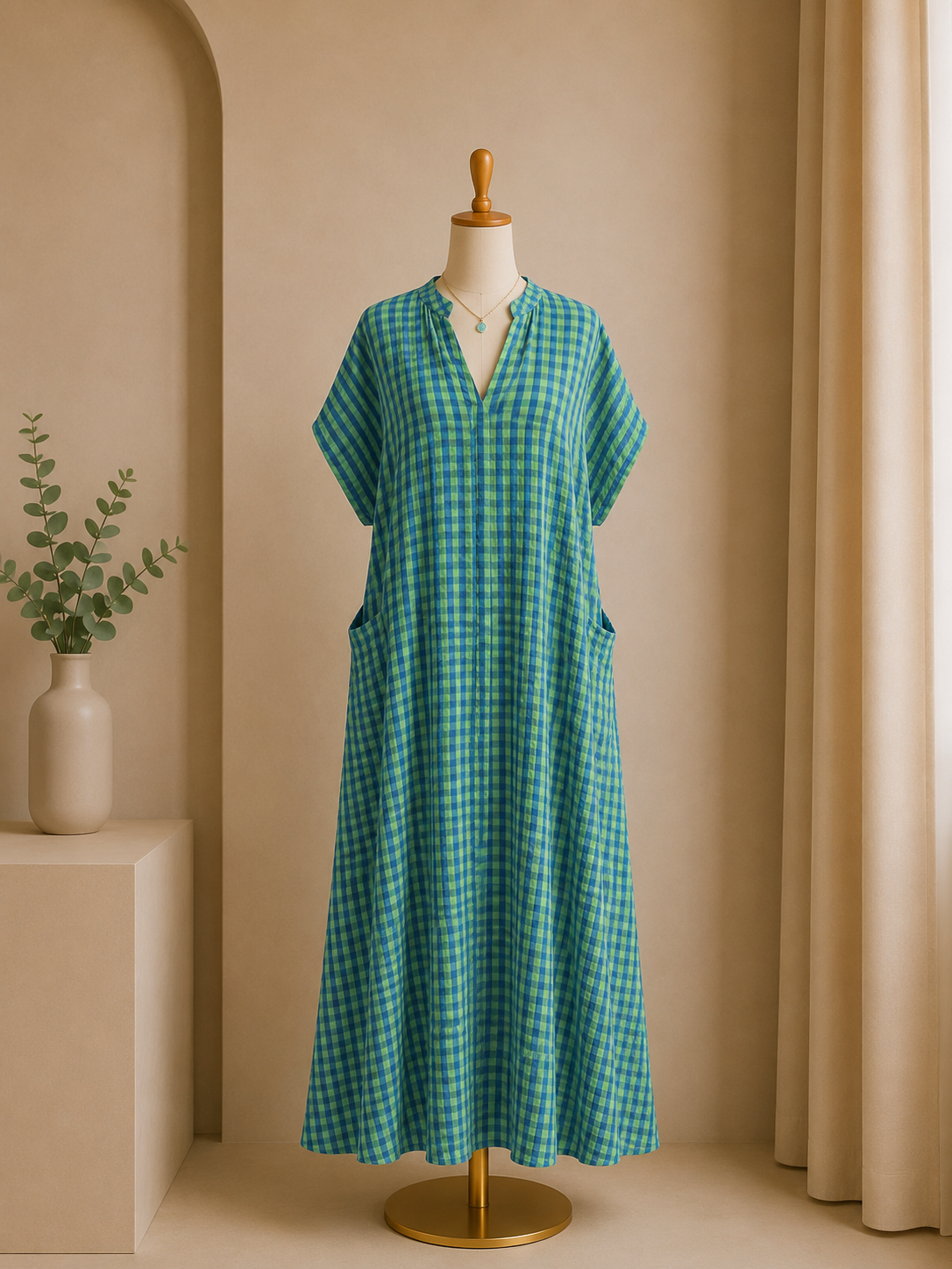 Vestido Lima Vichy 2 Vestido Lima Vichy - Imagen 2