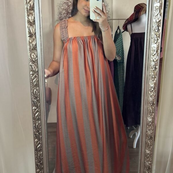 VESTIDO MAXI RAYAS - BY CLAMA