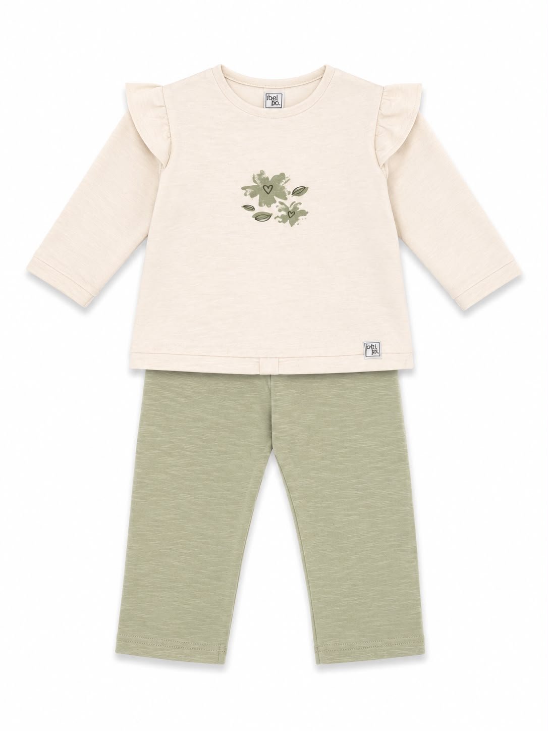 CHANDAL GREEN FLOWERS - BABYBOL 1 CHANDAL GREEN FLOWERS - BABYBOL
