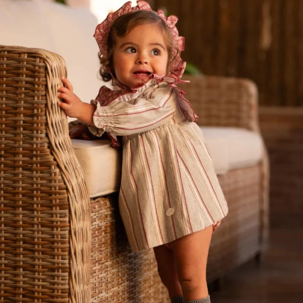 VESTIDO RAYAS COMBINADO 3P - COCOTE