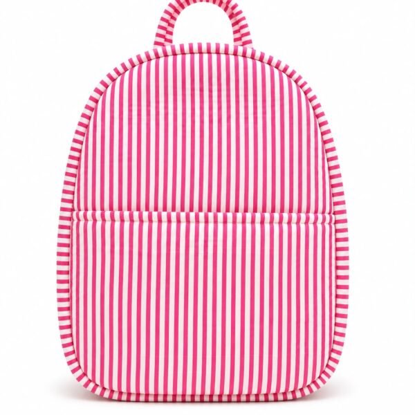 MOCHILA RAYADA FUCSIA
