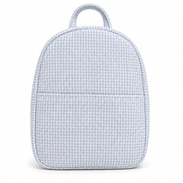 MOCHILA VICHY CELESTE