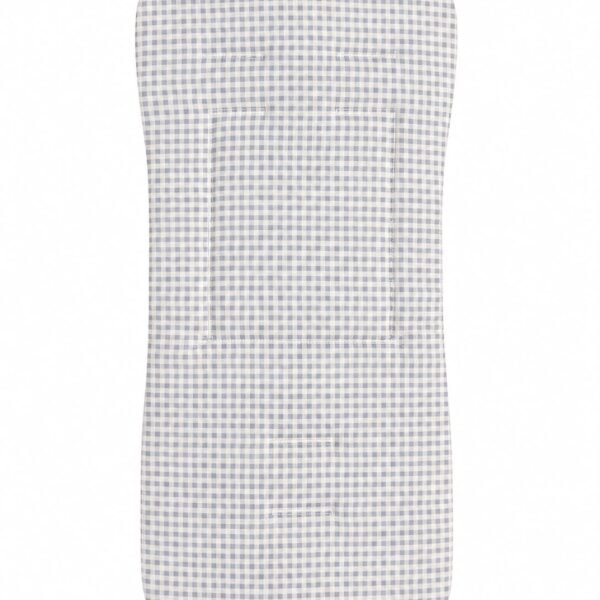 COLCHONETA VICHY CELESTE- UNIVERSAL REVERSIBLE